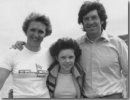 Myself, Gail and John taken at Peel in 1978