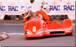 With Pete Krukowski, IoM TT. 99