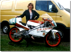 Posing at The Manx in 2000